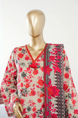Bin Saeed Stitched 3 Piece Exclusive Printed Lawn Vol-09 Suit-LSM-2939-SKIN