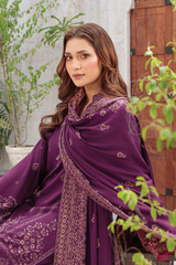 Lakhany Printed Pashmina Unstitched 3 Piece Suit,D-21
