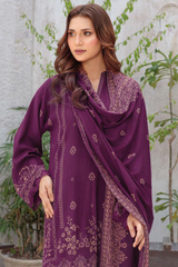 Lakhany Printed Pashmina Unstitched 3 Piece Suit,D-21
