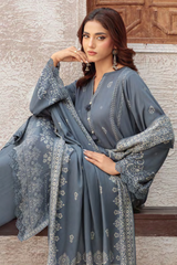 Lakhany Printed Pashmina Unstitched 3 Piece Suit,D-22
