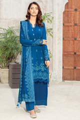 Lakhany Printed Pashmina Unstitched 3 Piece Suit,D-24
