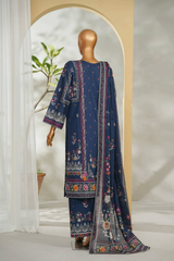 Bin Saeed Stitched 3 Piece Exclusive Printed Lawn Vol-01 Collection'2026-LSM-2688 PINK
