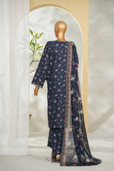 Bin Saeed Stitched 3 Piece Exclusive Printed Lawn Vol-01 Collection'2026-LSM-2690 PINK