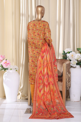 Bin Saeed Stitched 3 Piece Exclusive Printed Khaddar Vol-16 Collection'2025-WK-2676