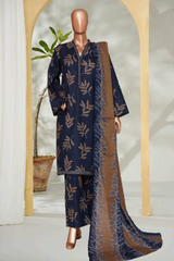 Bin Saeed Stitched 3 Piece Exclusive Printed Lawn Vol-01 Collection'2026-LSM-2685 PINK