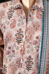 Bin Saeed Stitched 3 Piece Exclusive Printed Khaddar Vol-14 Collection'2025-WK-2651-ROSE