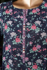 Bin Saeed Stitched 3 Piece Exclusive Printed Khaddar Vol-14 Collection'2025-WK-2649-BLACK