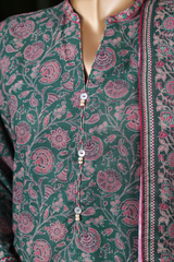 Bin Saeed Stitched 3 Piece Exclusive Printed Khaddar Vol-14 Collection'2025-WK-2646-GREEN