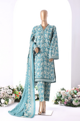 Bin Saeed Stitched 3 Piece Printed Vol-01 Collection'2025-WK-2375-green