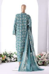 Bin Saeed Stitched 3 Piece Printed Vol-01 Collection'2025-WK-2375-green