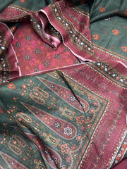 Bin Saeed Printed Lawn Unstitched 3 Piece Suit - D-66
