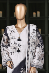 Bin Saeed Stitched 3 Piece Exclusive Printed Khaddar Vol-14 Collection'2025-WK-2642-