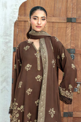 Lakhany Printed Pashmina Unstitched 3 Piece Suit,D-05