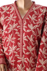 Bin Saeed Stitched 3 Piece Printed Vol-01 Collection'2025-WK-2376-red