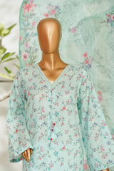 Bin Saeed Stitched 3 Piece Exclusive Printed Lawn Vol-01 Collection'2026-LSM-2713 FEROZI