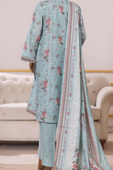 Bin Saeed Stitched 3 Piece Exclusive Printed Khaddar Vol-09 Collection'2025-WK-2562-Ferozi