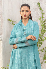 Lakhany Printed Pashmina Unstitched 3 Piece Suit,D-08