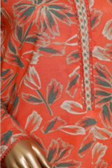 Bin Saeed Stitched 3 Piece Exc Printed Lawn Vol-05 Collection'2025-NSM-2349-white