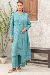 Lakhany Printed Pashmina Unstitched 3 Piece Suit,D-08