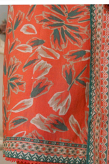 Bin Saeed Stitched 3 Piece Exc Printed Lawn Vol-05 Collection'2025-NSM-2349-white