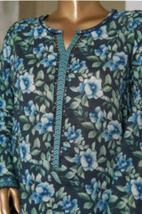 Bin Saeed Stitched 3 Piece Exc Printed Lawn Vol-06 Collection'2025-NSM-2490-