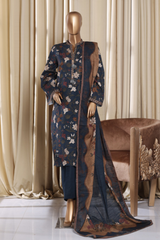 Bin Saeed Stitched 3 Piece Exclusive Printed Khaddar Vol-16 Collection'2025-WK-2686