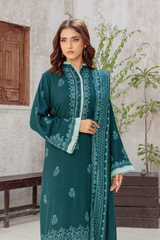 Lakhany Printed Pashmina Unstitched 3 Piece Suit,D-11