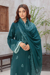 Lakhany Printed Pashmina Unstitched 3 Piece Suit,D-11