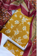 Bin Saeed Printed Lawn Unstitched 3 Piece - AS - 2527 - Summer Collection