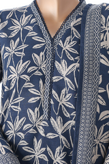 Bin Saeed Stitched 3 Piece Printed Vol-01 Collection'2025-WK-2371-blue
