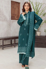 Lakhany Printed Pashmina Unstitched 3 Piece Suit,D-11