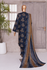 BIN SAEED PRINTED LAWN 3 PC COLLECTION 2025-26,BLACK