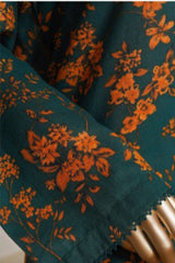 Bin Saeed Stitched 3 Piece Exc Printed Lawn Vol-06 Collection'2025-NSM-2482-green