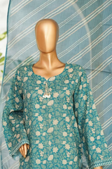 Bin Saeed Stitched 3 Piece Exclusive Printed Lawn Vol-01 Collection'2026-LSM-2706 GREEN