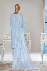 Bin Saeed Stitched 3 Piece Luxury White & White Emb Collection'2026-NSM-2571