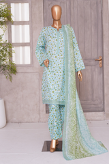 BIN SAEED PRINTED LAWN 3 PC COLLECTION 2025-26,FEROZI