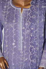 Bin Saeed Stitched 3 Piece Luxury White & White Emb Collection'2026-NSM-2577