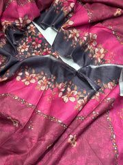 Bin Saeed Printed Lawn Unstitched 3 Piece Suit - D-77
