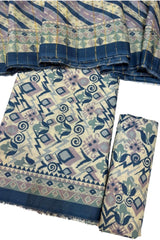 Bin Saeed Printed Lawn Unstitched 3 Piece - AS - 2587 - - Summer Collection