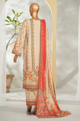 Bin Saeed Stitched 3 Piece Exclusive Printed Lawn Vol-01 Collection'2026-LSM-2698 PINK
