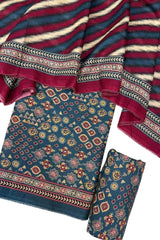 Bin Saeed Printed Lawn Unstitched 3 Piece - AS - 2588 - - Summer Collection