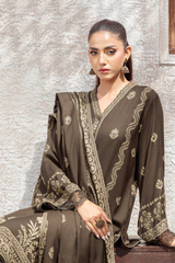 Lakhany Printed Pashmina Unstitched 3 Piece Suit,D-19