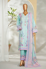 Bin Saeed Stitched 3 Piece Exclusive Printed Lawn Vol-01 Collection'2026-LSM-2702 FEROZI