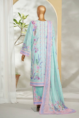 Bin Saeed Stitched 3 Piece Exclusive Printed Lawn Vol-01 Collection'2026-LSM-2702 FEROZI