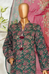 Bin Saeed Stitched 3 Piece Exclusive Printed Lawn Vol-01 Collection'2026-LSM-2704