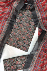 Bin Saeed Digital Printed Cotton Cambric Unstitched 3 Piece Suit - Design-9 - BS25DCC - Pink - Summer Collection