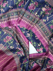 Bin Saeed Printed Lawn Unstitched 3 Piece Suit - D-69