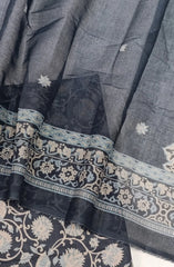 Bin Saeed Digital Printed Cotton Cambric Unstitched 3 Piece Suit - Design-40 - BS25DCC - Black - Summer Collection