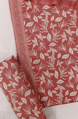 Bin Saeed Digital Printed Cotton Cambric Unstitched 3 Piece Suit - Design-24- BS25DCC - Pink- Summer Collection