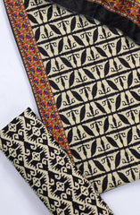 Bin Saeed Digital Printed Cotton Cambric Unstitched 3 Piece Suit - Design-20 - BS25DCC - Mustard - Summer Collection